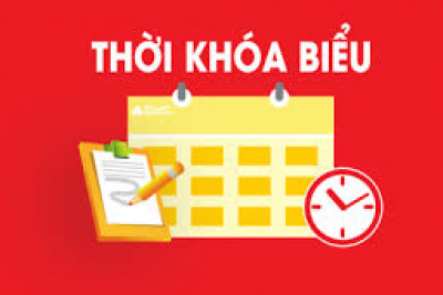 TKB từ tuần 27 Năm học 2021-2022