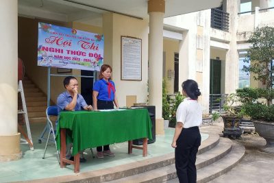 HỘI THI NGHI THỨC ĐỘI VÀ MÚA HÁT SÂN TRƯỜNG NĂM HỌC 2023 – 2024