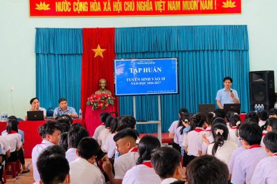 TẬP HUẤN ĐĂNG KÝ TUYỂN SINH VÀO LỚP 10